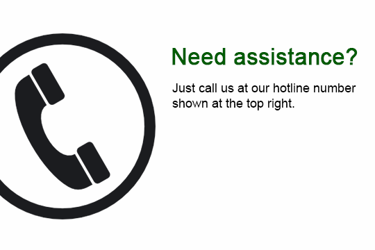 NEED ASSISTANCE?